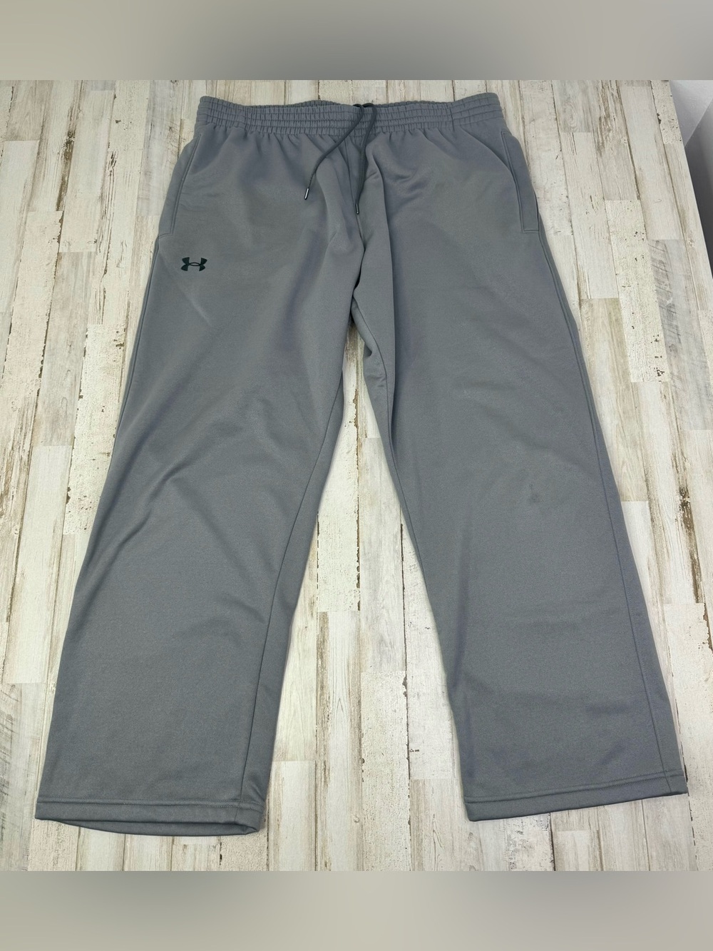 Under Armour Joggers Mens 2XL Gray  Loose Drawstring Fleece Pocket Sweatpants